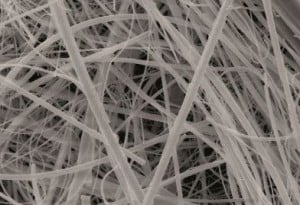 Microfibres de verre borosilicaté