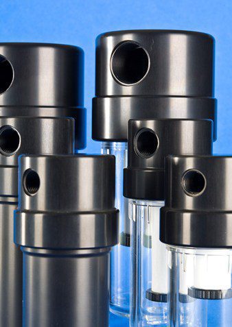 Aluminium filter housings for particulate and coalescing filter applications