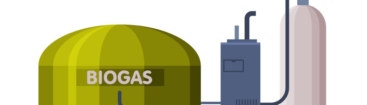 Pictogram voor biogasproductie