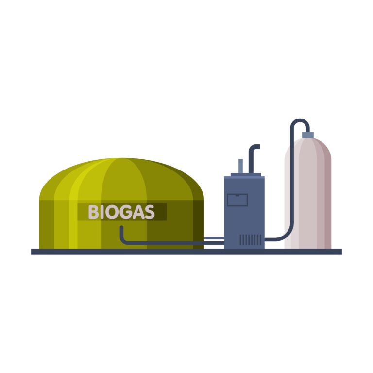 Biogasfilters voor het verbeteringsproces