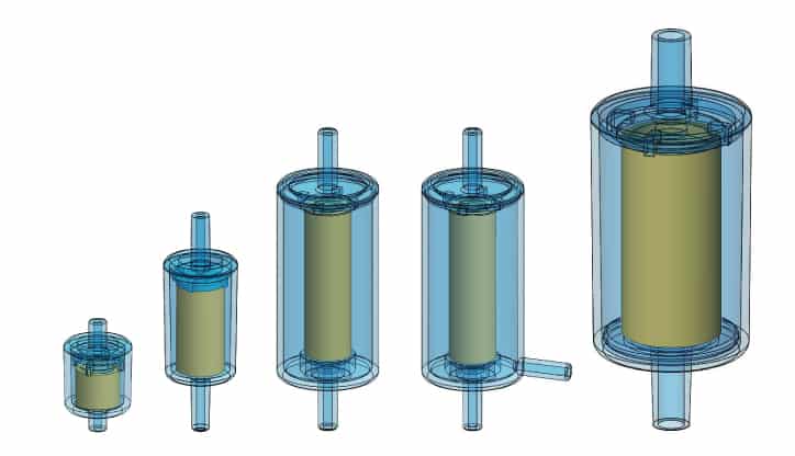 Disposable In-Line Filters Family