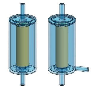 Novas dimensões DIF (filtros em linha descartáveis)