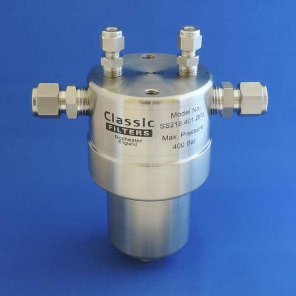 Stainless Steel Filter Housing with Differential Pressure Ports