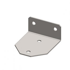 Mounting bracket in stainless steel
