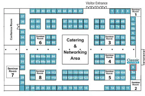 PEFTEC Floor Plan